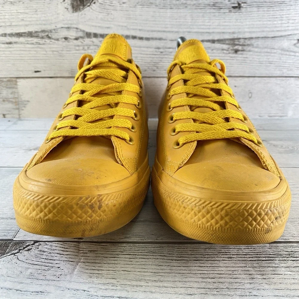 Converse Shoes Unisex Mens 9 Womens 11 Yellow Rubber All Star Rain Gear Low Top
